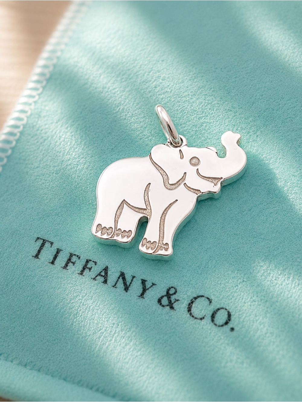 Authentic Tiffany & Co Elephant Charm